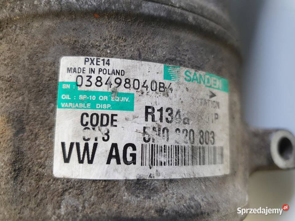 SPRĘŻARKA KLIMATYZACJI VW Passat B6 20 TDI Kompresory klimatyzacji