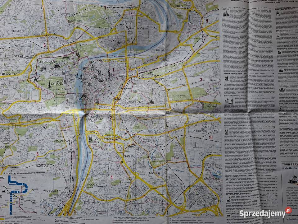 Plan miasta Praga Praha inf turystyczne 7 Pozostałe