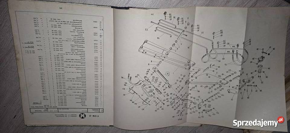 Katalog Części T1742 VEB WeimarWerk 1978 Unikat Antykwariat Leszno