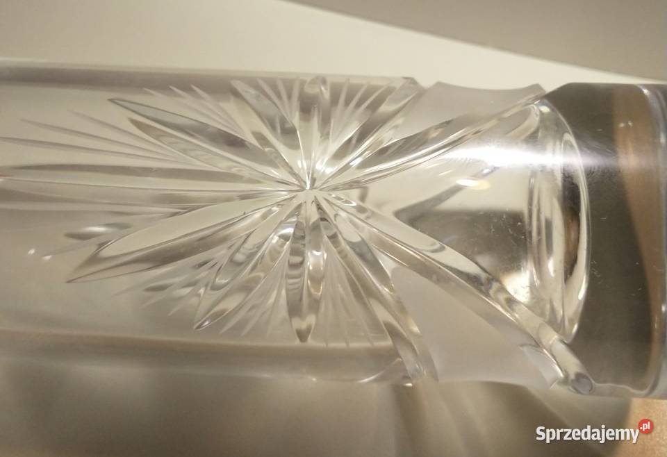 Szklanaka kryształowa czeska Bohemia Krotoszyn