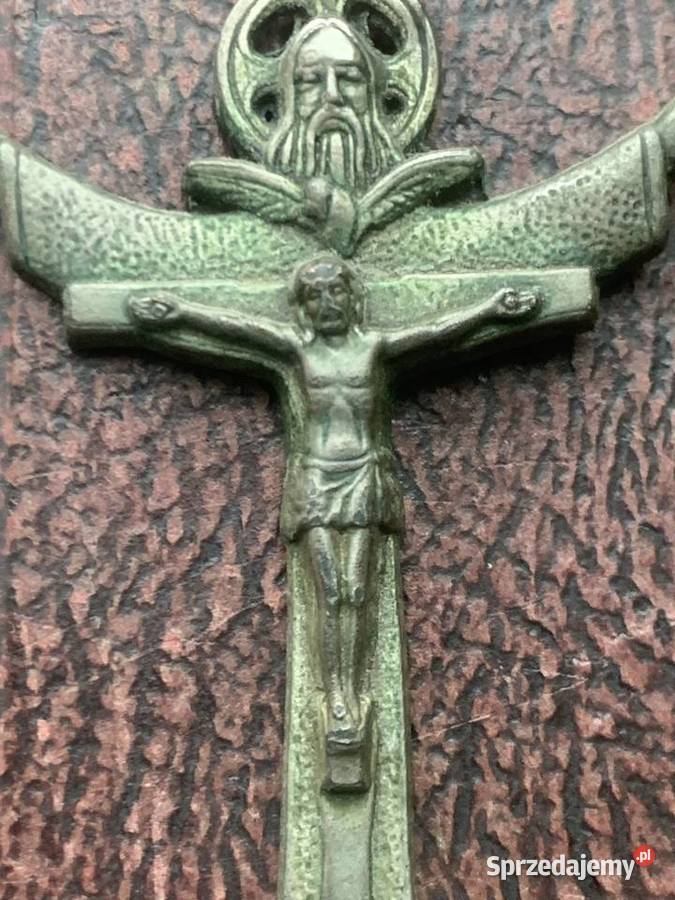 Niespotykany krzyżyk na szyję sygnowany Antyki, Sztuka, Kolekcje Łowicz