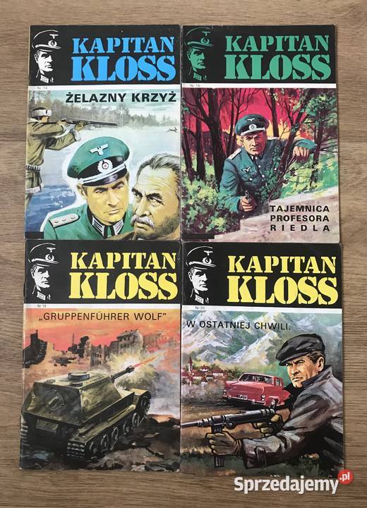 Wybrane zeszyty komiksu Kapitan Kloss Dęblin