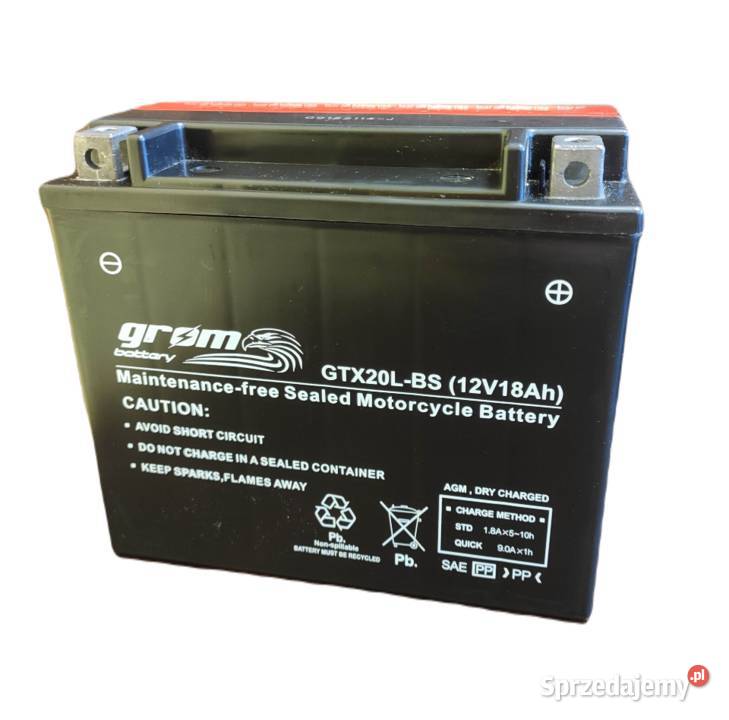 696x684x219 Akumulator motocyklowy GROM GTX20LBS Chełm