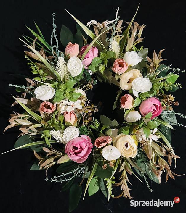 Wianek na drzwi piękny Sielski handmade mazowieckie Przysucha sprzedam
