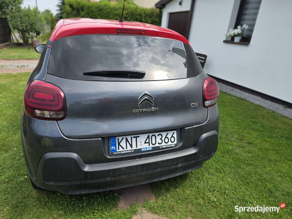 Citroen C3 12 PureTech 82 60 kW 2017 37 000 małopolskie Zgłobice