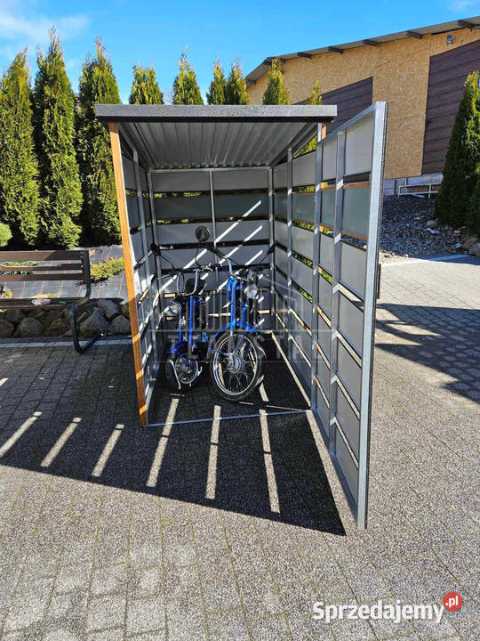 Wiata śmietnikowa 12x2 m Antracyt złoty dąb kujawsko-pomorskie Bydgoszcz