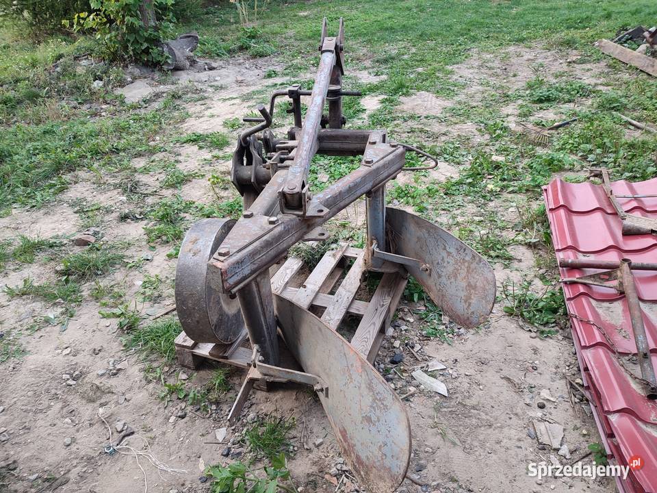 Pług 2 skibowy Grudziądz oryginał odkładnica Cianowice