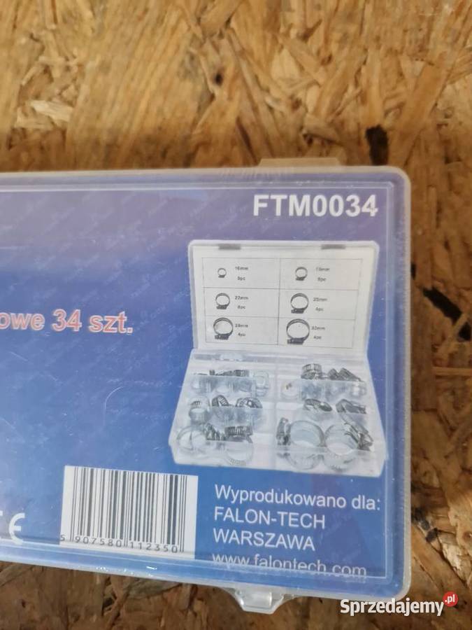 OPASKI ZACISKOWE ŚLIMAKOWE ZESTAW 34 1632 mm wielkopolskie Głogowa