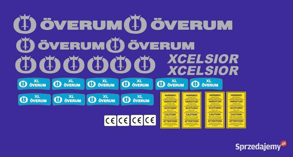 Naklejki overum xcelsior super trwałe różne kujawsko-pomorskie Bydgoszcz