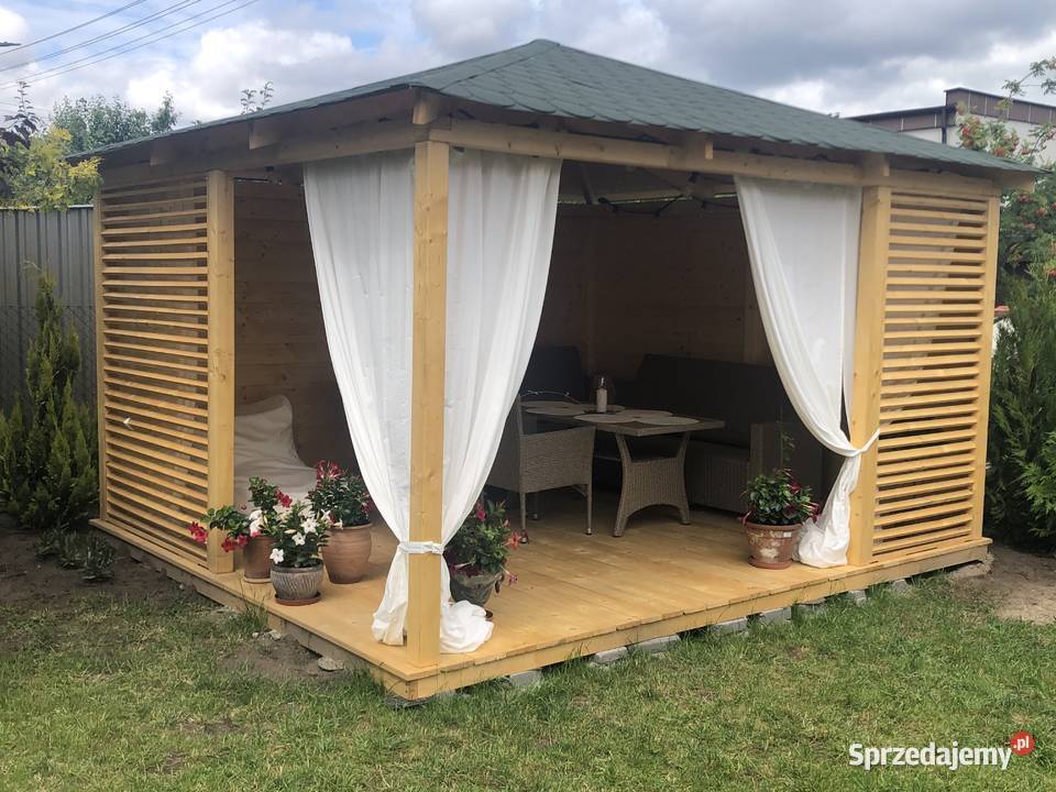 Altanka ogrodowa architektura drewniana