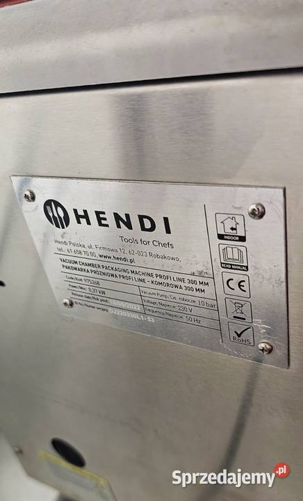 Pakowarka próżniowa komorowa HENDI Profi Line Radom sprzedam