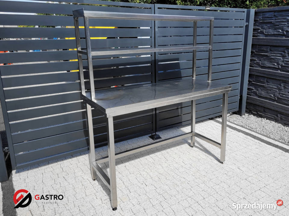Stół gastronomiczny z nadstawką 140x60x90 Gastronomia Ostrów Wielkopolski