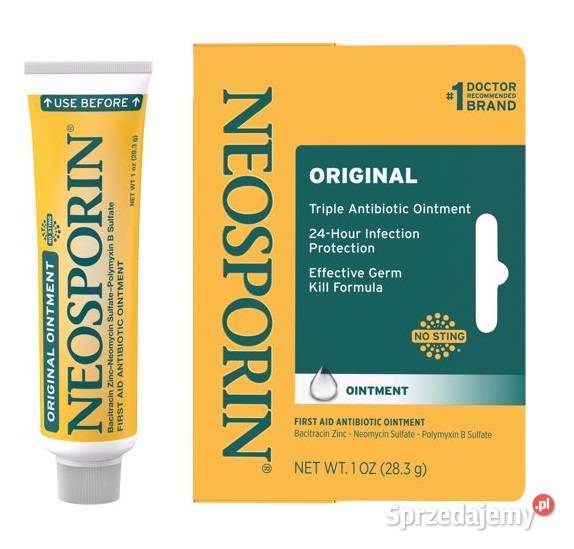 MAŚĆ NEOSPORIN ORIGINAL ANTYBIOTYKOWA 283g wielkopolskie Poznań