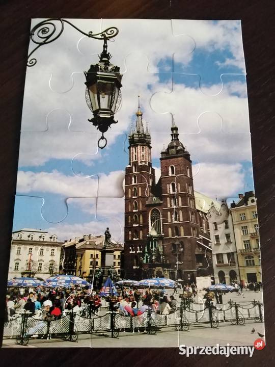 Widokówkaukładanka Pocztówki i karty telefoniczne Kraków