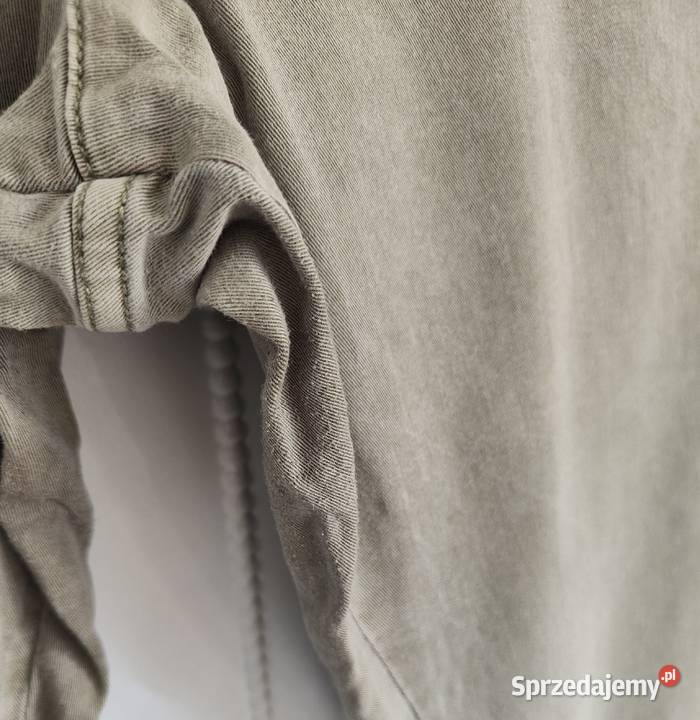 Wygodne oliwkowe spodnie FF plus size 46 3XL Szczecin sprzedam