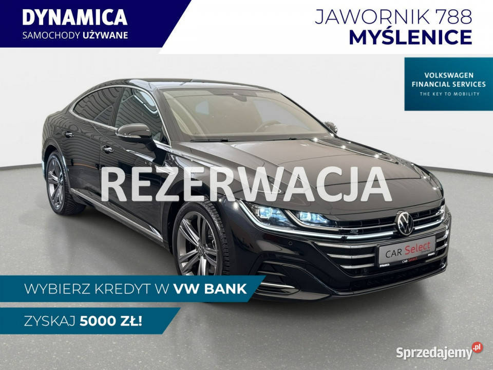 Volkswagen Arteon VAT 23 Rline 20TSI 190 DSG kurtyny powietrzne