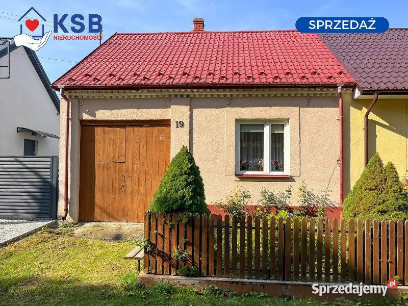 Dom parterowy 42m2 działka 800m2 Gliniany 7119zł/m2