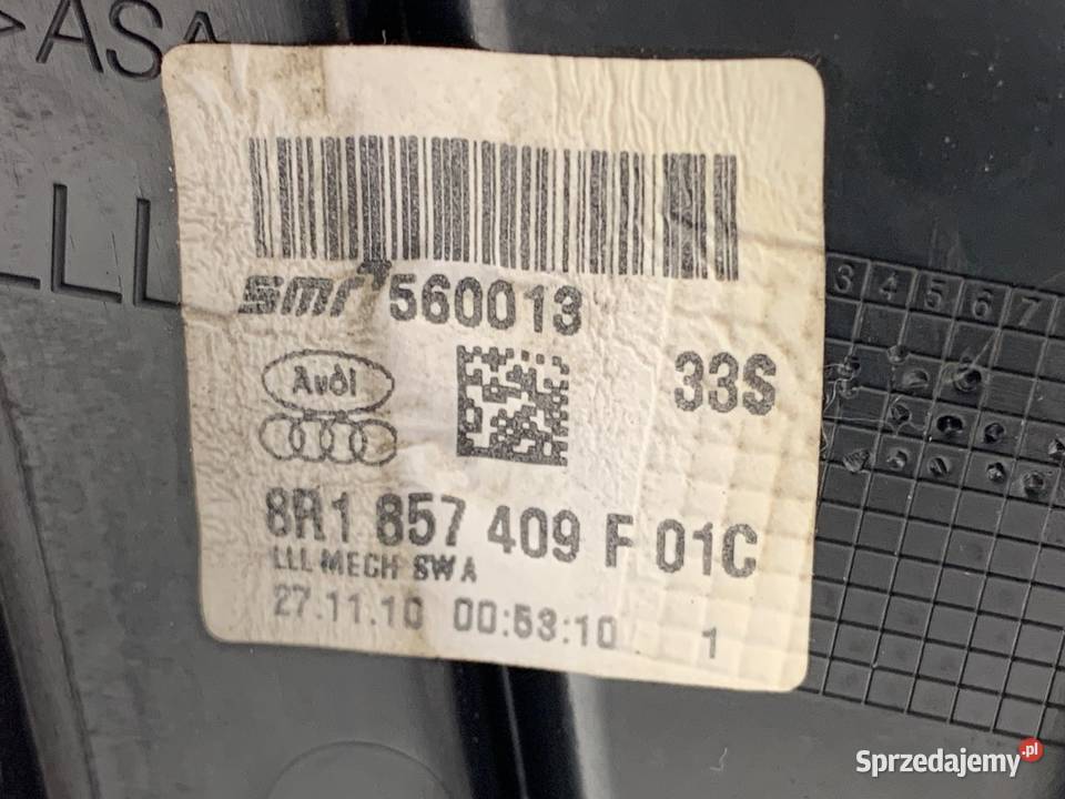 LUSTERKO LEWY AUDI Q5 8R SUV 0817 ZEWNĘTRZNE osobowe sprzedam