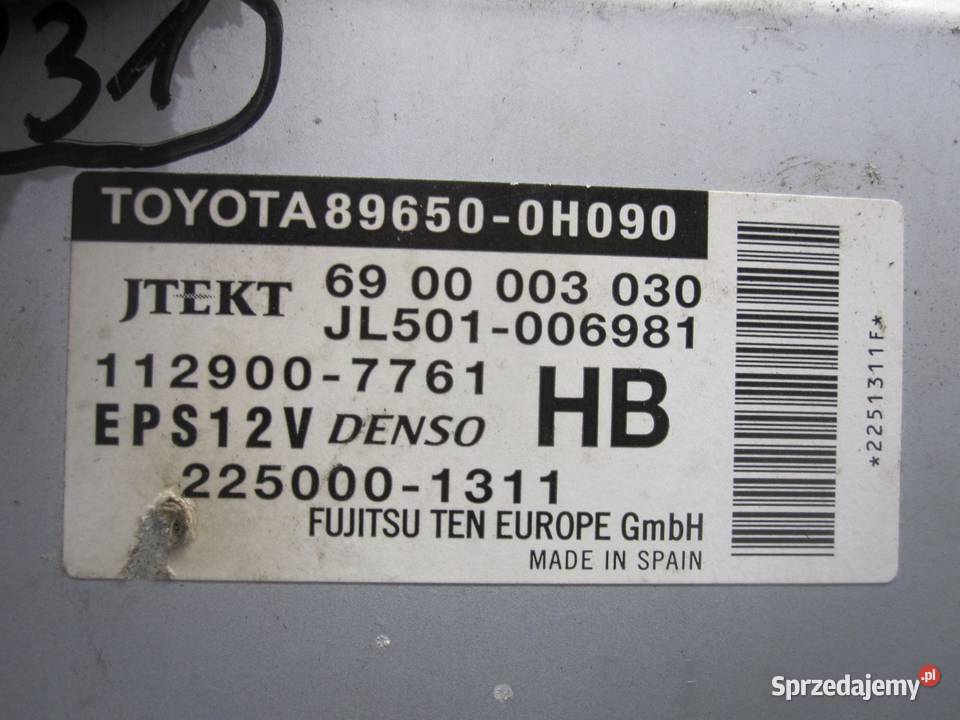 CITROEN C3 II 10r moduł wspomagania kierownicy Komputery
