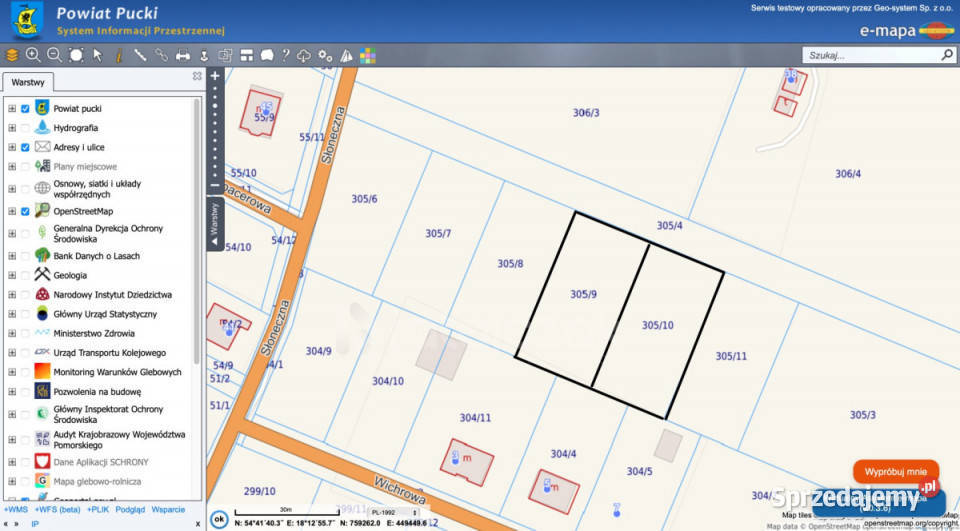 Działka 1096m2 Domatówko Słoneczna Grunty i działki