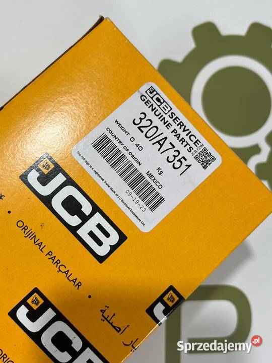 Filtr paliwa główny Tier4 JCB 320A7351 wielkopolskie Grodzisk Wielkopolski