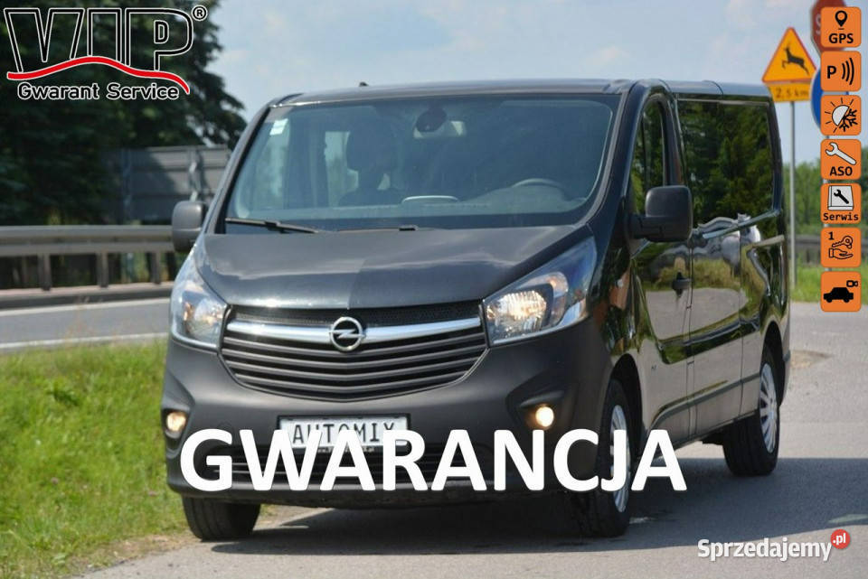 Opel Vivaro 16DCI doinwestowany nawi bryagdówka nieuszkodzony Sędziszów Małopolski