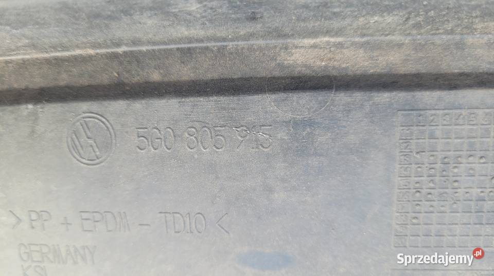 VW GOLF VII 5G SPOILER DOKŁADKA ZDERZAKA PRZOD Ruda Śląska