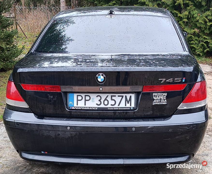 BMW E65 745i lpg INDVIDUAL wielkopolskie Krajenka