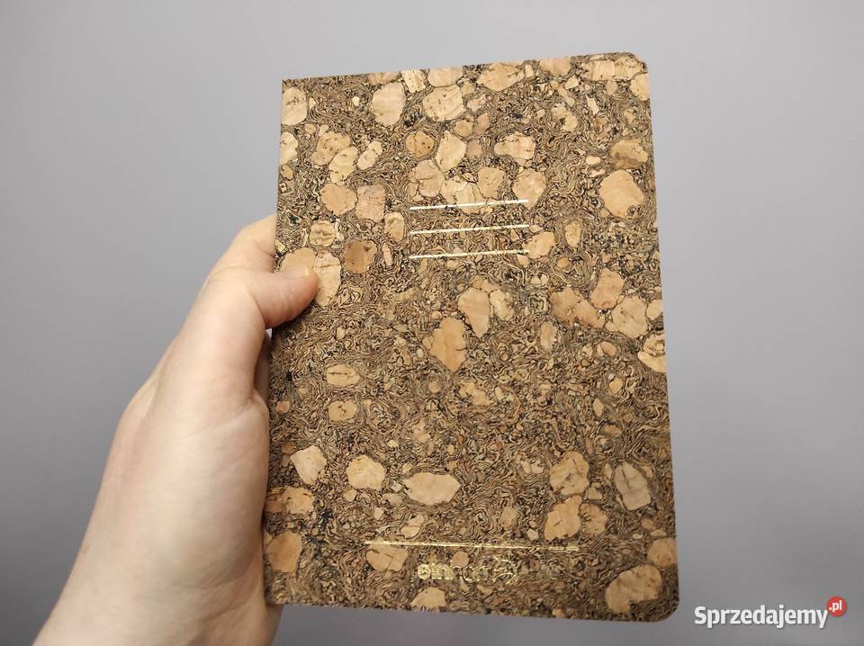 Korkowy notes notesik w linie nowy Artykuły szkolne