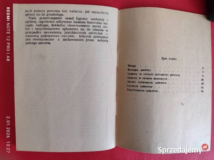 Najczęstsze dolegliwości kobiece dr St Radowicki Antykwariat Katowice