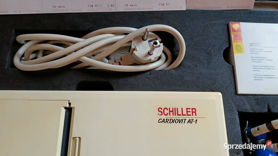 EKG Elektrokardiograf Schiller Cardiovit AT1 Sprzęt medyczny