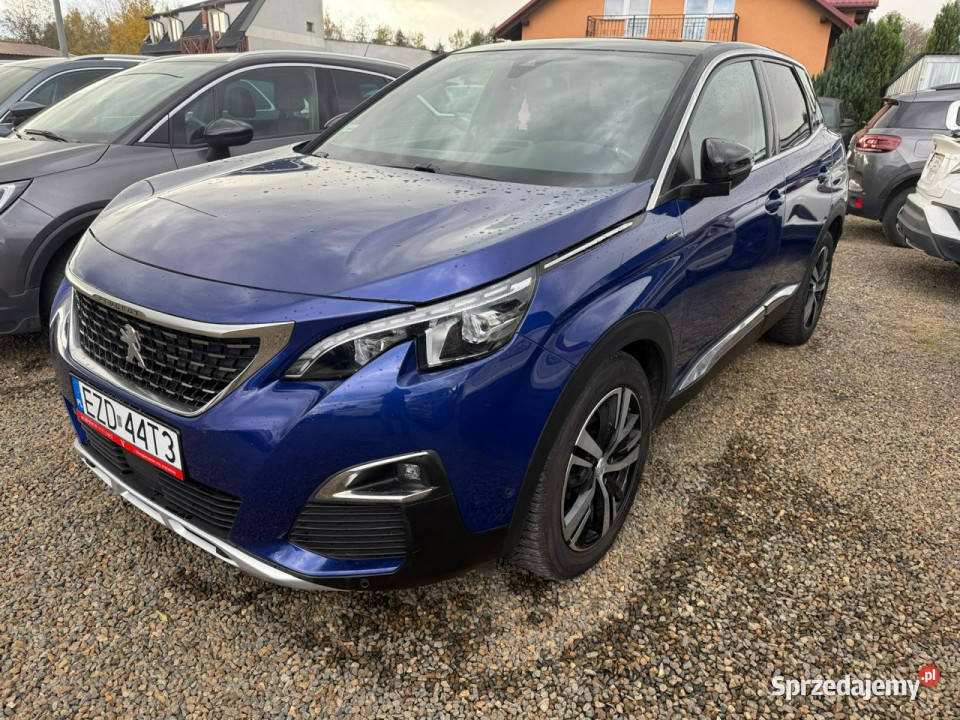 Peugeot 3008 GTline navi gwarancja 80 II 2016 czujnik parkowania Zbąszyń