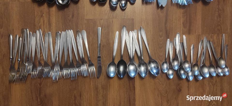 Sztućce widelec nóż łyżka komplet AGD drobne śląskie Częstochowa