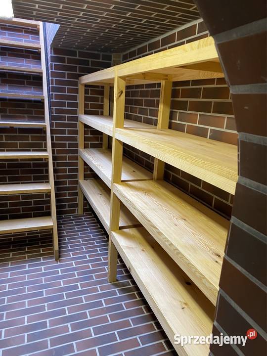 Regał półki drewniany wysoki 2mx1m garaż