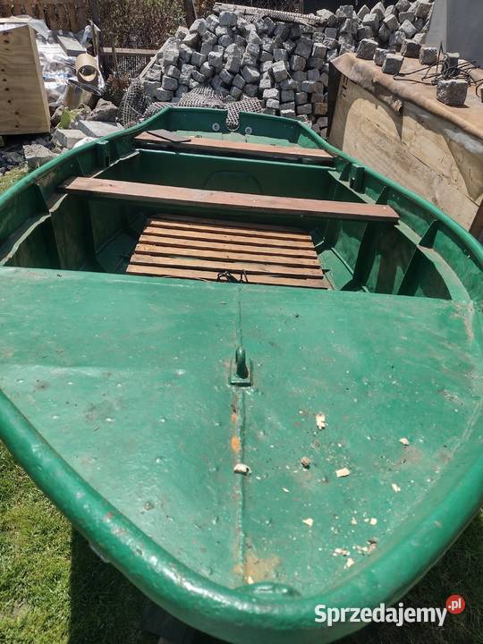 Łódka metalowa zamienie Słupca sprzedam