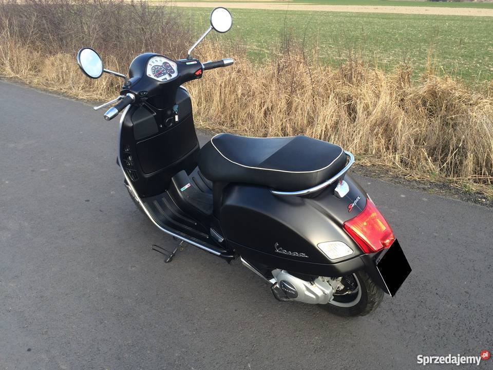 VESPA 125 ie GTS SUPER CZRNY MAT OKAZJA NOWA Gołuchów