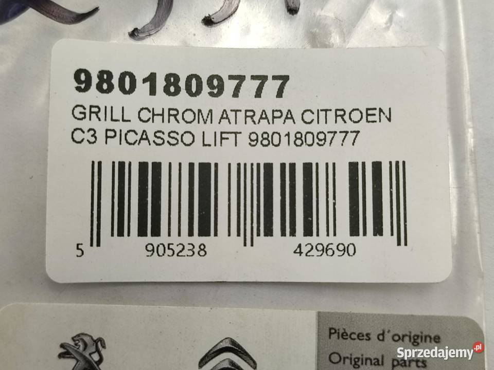 GRILL CHROM ATRAPA CITROEN C3 PICASSO LIFT SH
