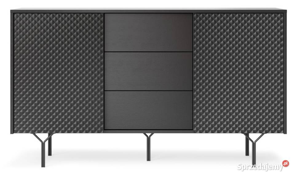Nowoczesna komoda RAVEN 144 FRONT 3D Bytom