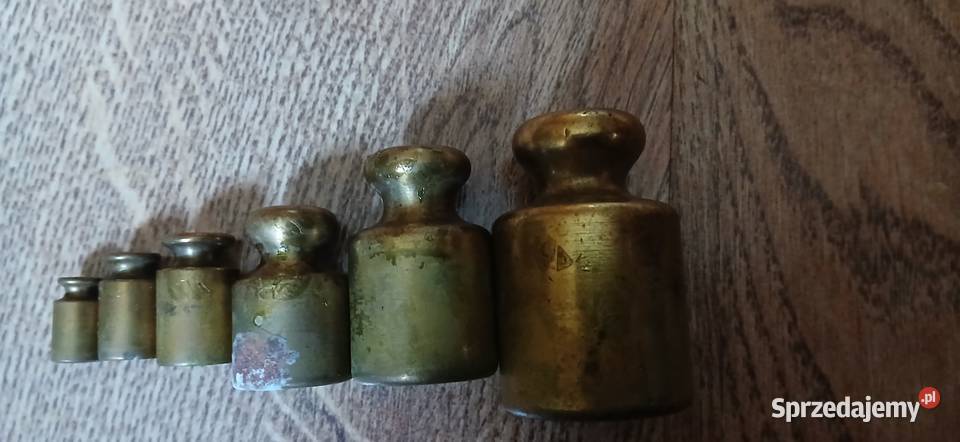 Stare odważniki do wagi Antyki Kraków