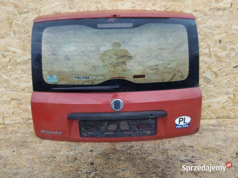 TYLNA KLAPA TYŁ POKRYWA BABAŻNIKA TYŁ SZYBA FIAT osobowe