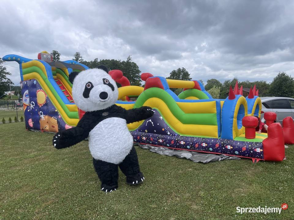 Wynajmujemy duże maskotki chodzące Mega Panda Białystok