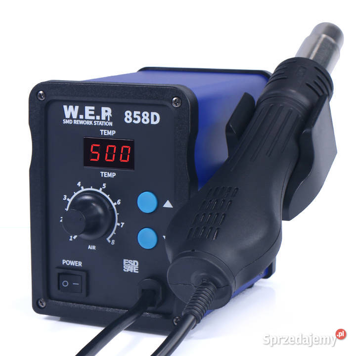 Spawarka Plastiku 858D 19xDysza Plastik Siatka