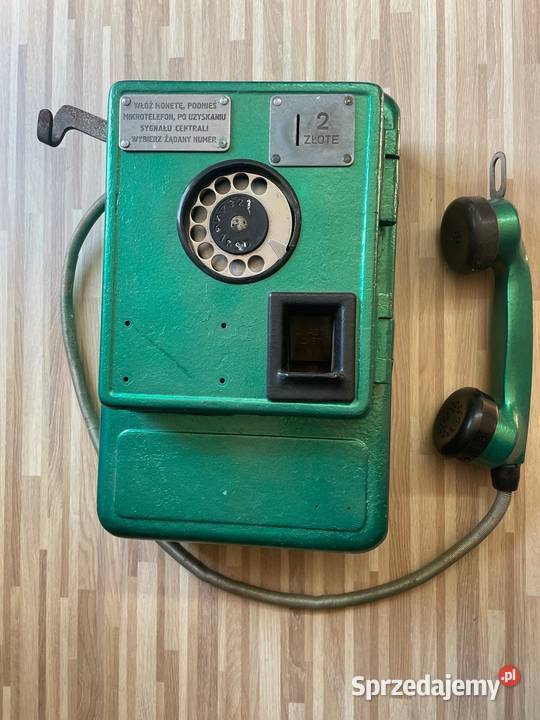Automat telefoniczny wrzutowy typ AWw652 1973 r Koszalin