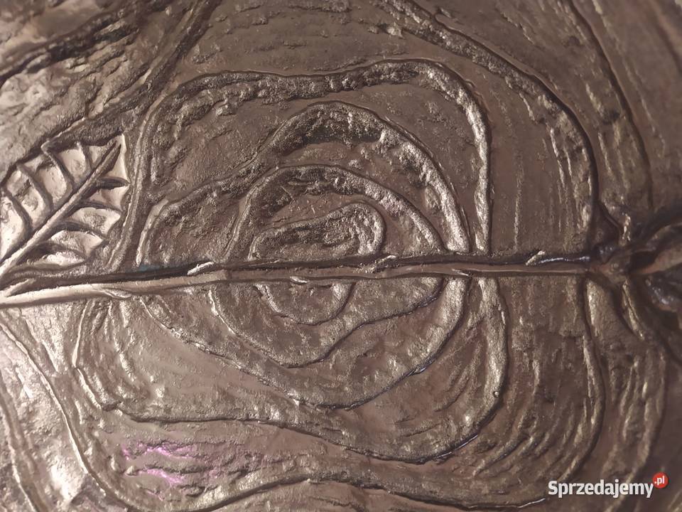 Patera z masywnego mosiądzu Gdańsk