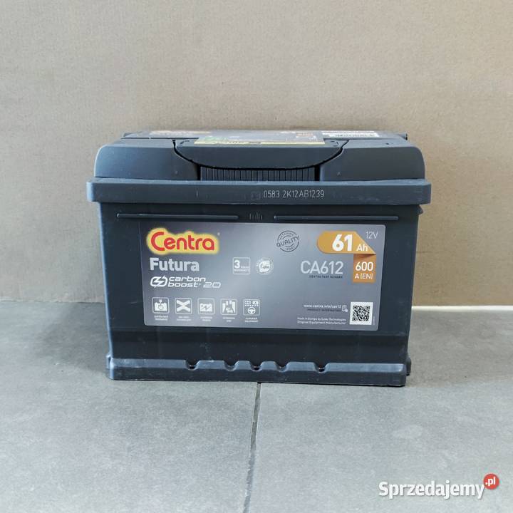 Akumulator Centra FUTURA 61Ah 600A PRAWY PLUS Motoryzacja sprzedam