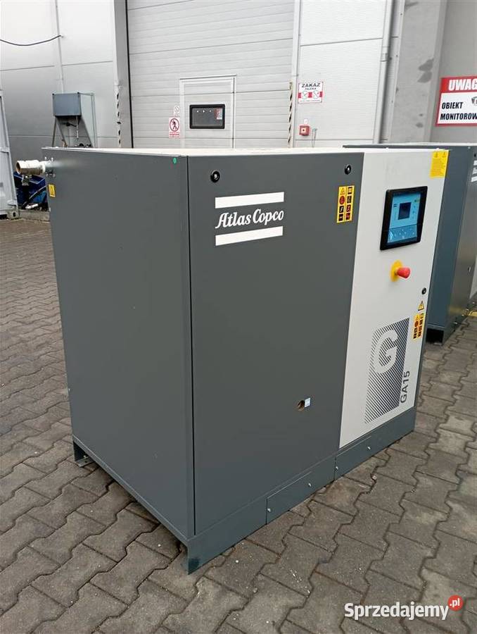 Sprężarka śrubowa kompresor ATLAS COPCO GA15 Wilków