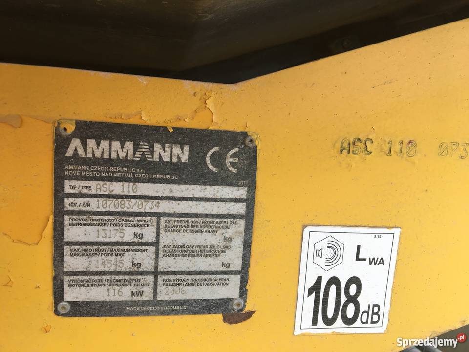 walec AMMANN ASC 110 Jelenia Góra