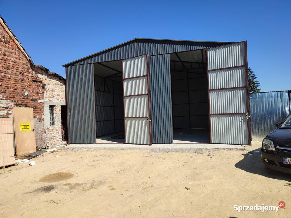 Garaż Blaszany 11x10m Wiata Hala Magazyn Środa Śląska