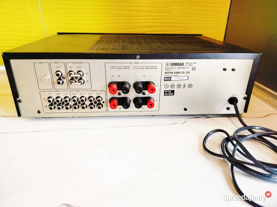wzmacniacz Yamaha A520 Wzmacniacze i pokrewne sprzedam