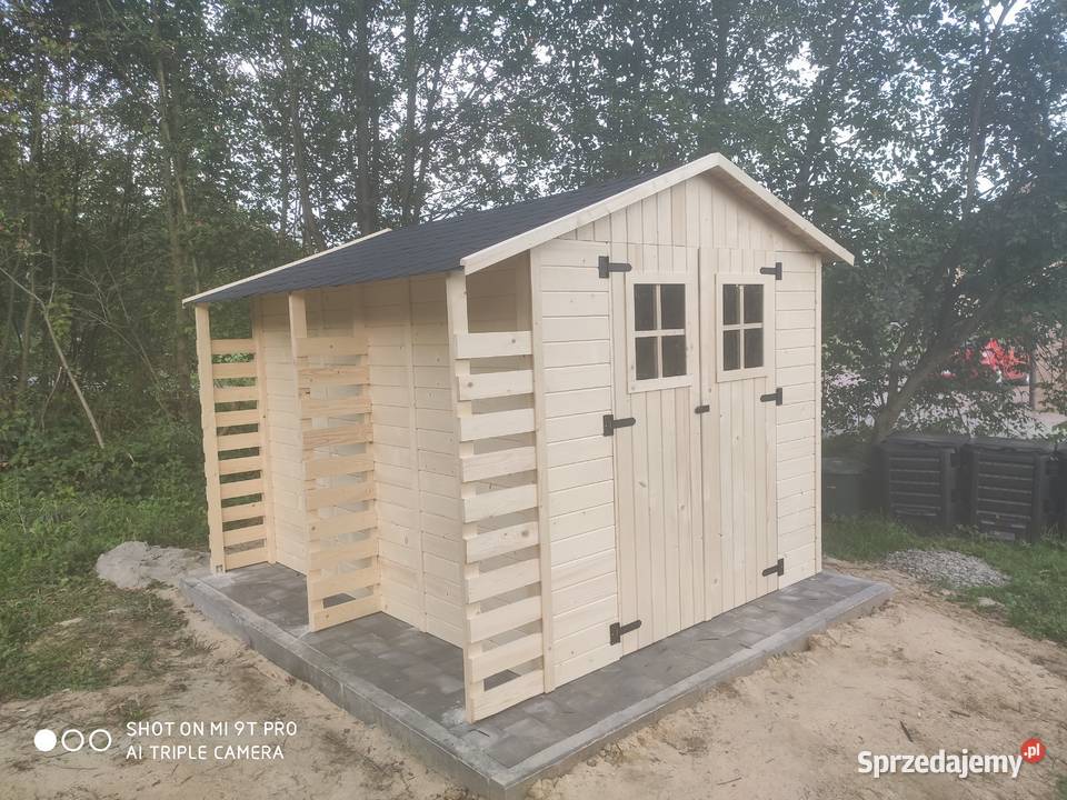 Domek narzędziowy ogrodowy drewniany 250x małopolskie